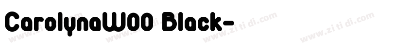 CarolynaW00 Black字体转换 CarolynaW00 Black字体转换